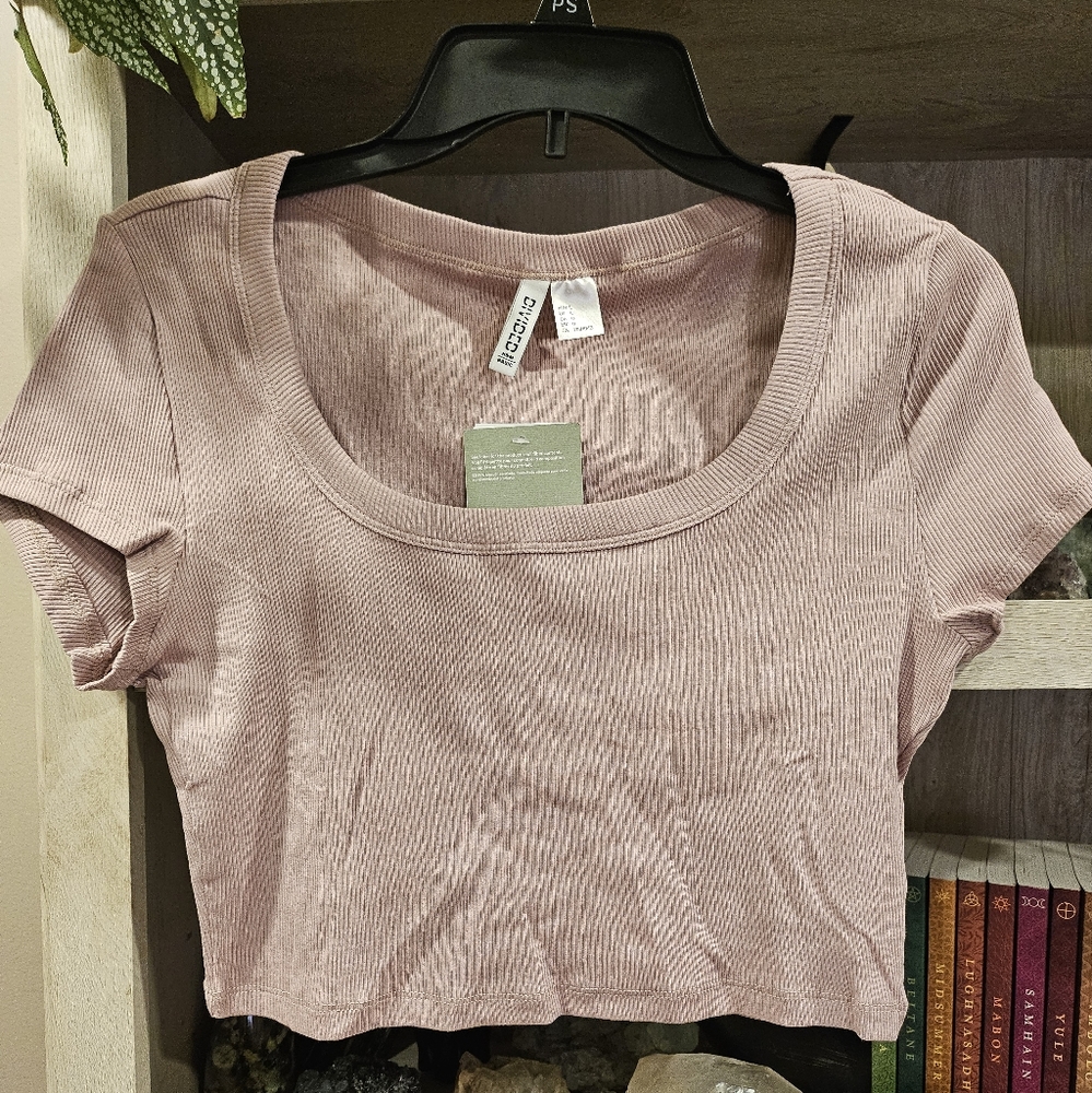 H&M ribbed crop